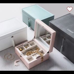 Pottery Barn Medium McKenna Jewelry Box, White